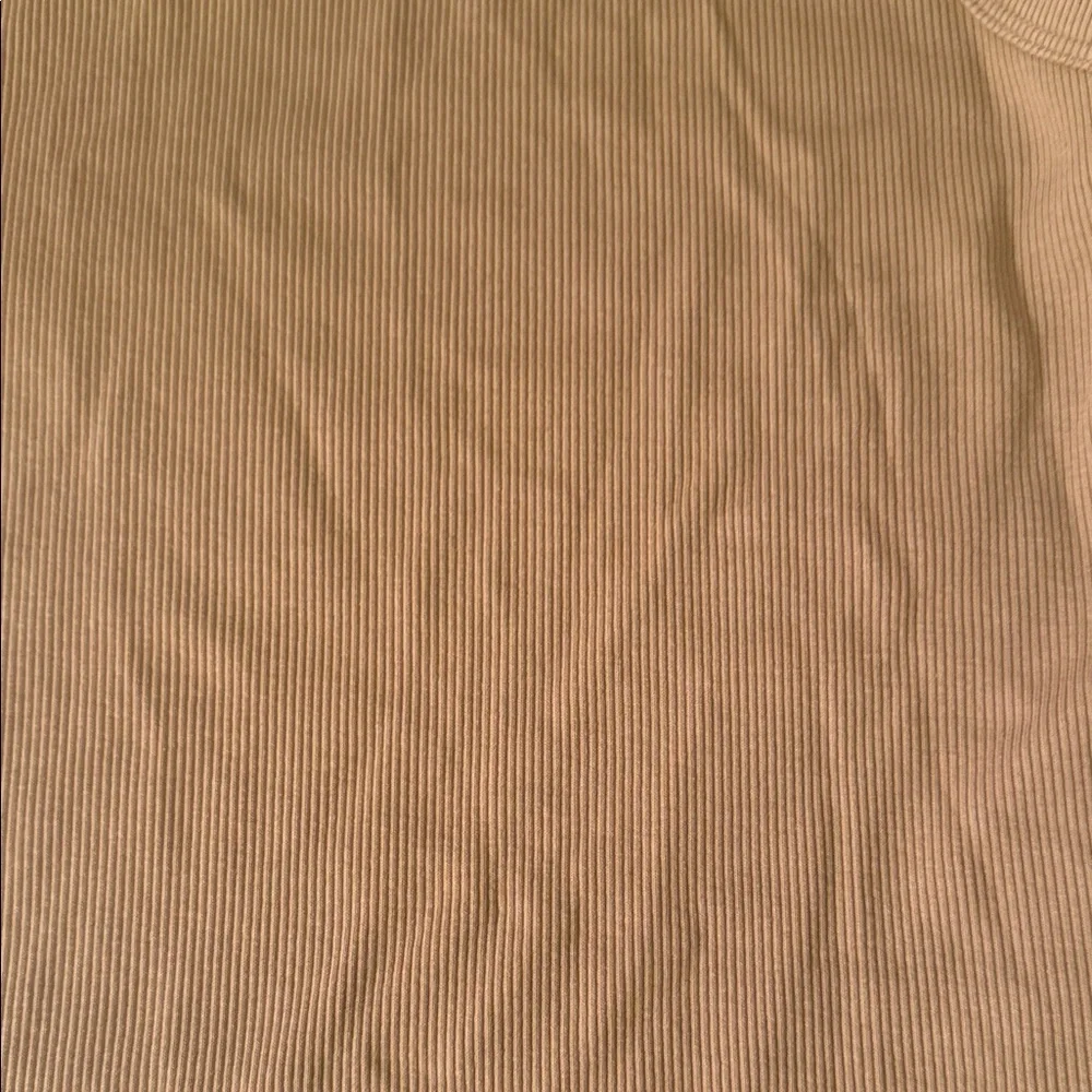 Universal Thread Tan Ribbed Tank Top - Picture 3 of 4
